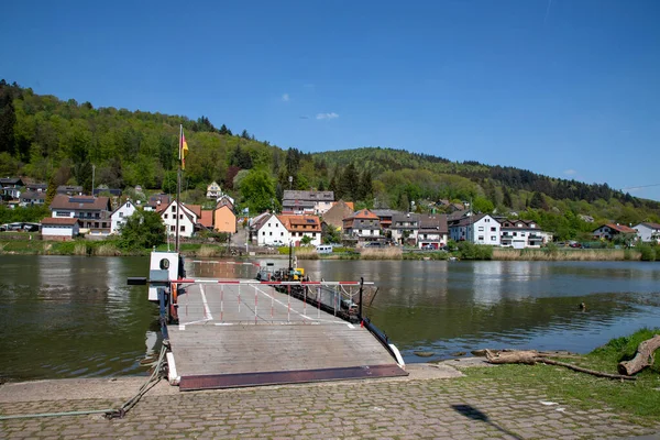 Ferry River Neckar Germany — Stock Photo, Image