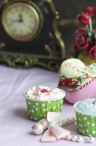 Torta di tazza fatta a mano — Foto Stock