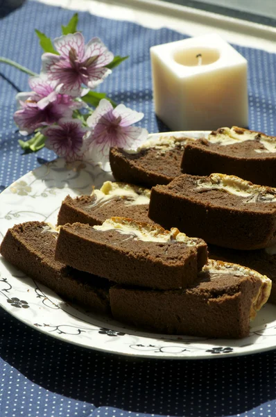 Chocolade brownie — Stockfoto