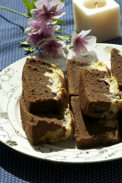 Bolinho de chocolate — Fotografia de Stock