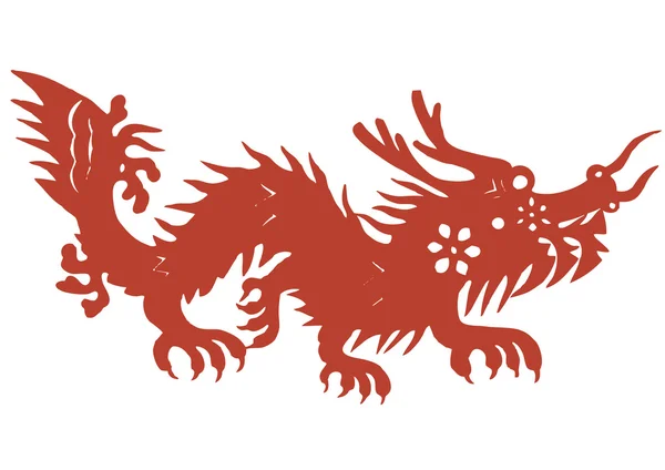 Dragón chino — Vector de stock