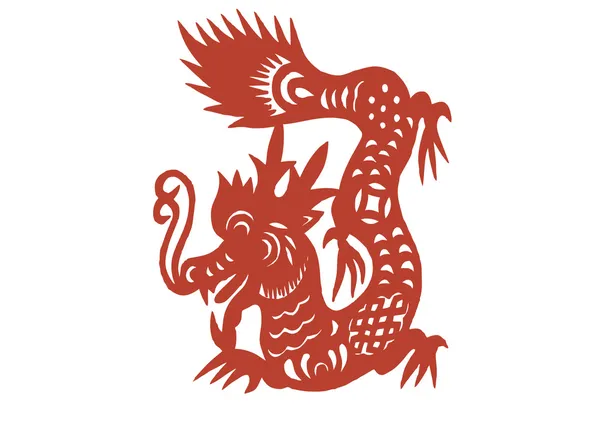 Chinese draak — Stockvector