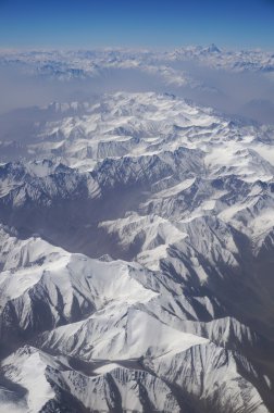 Karakurum Dağları sinkiang, Çin'in havadan görünümü