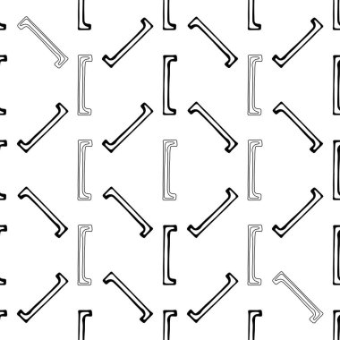 Soyut el çizimi vektör pürüzsüz desen, doku. Grunge tarzında siyah beyaz duvar kâğıdı. Arkaplan.