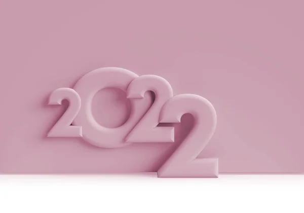 Abstract Modern New Year 2022 Pink Purple Wall Idea Presentation — Fotografia de Stock