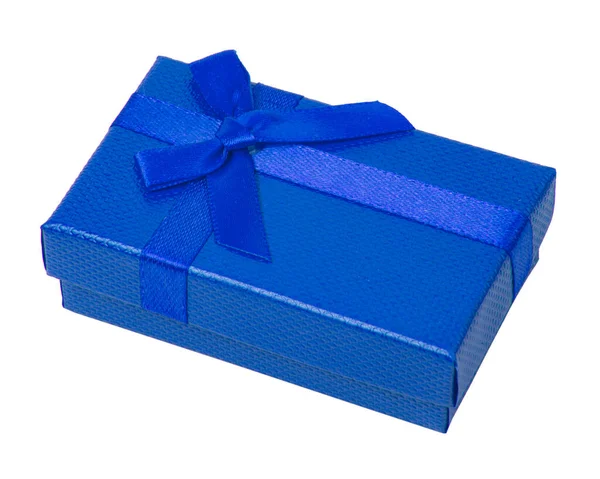 Цветная Подарочная Коробка Рождество Изолированы Белом Фоне — стоковое фото