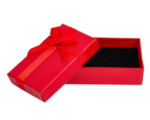 Χρώμα Κουτί Δώρου Χριστούγεννα Απομονώνονται Στο Λευκό Φόντο — Φωτογραφία Αρχείου
