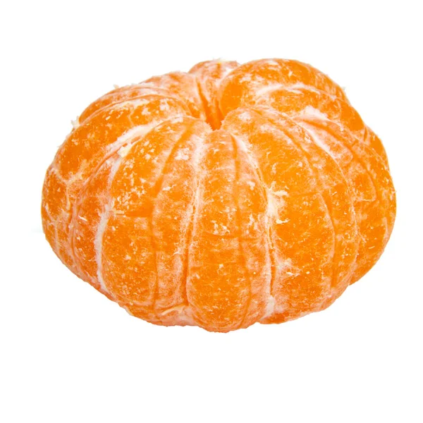 Citrus Tangerine Fruit Isolated White Background — Stock Photo, Image
