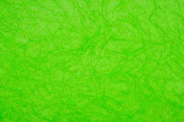 Zelená Zmačkaný Papír Dekorativní Pozadí Textury — Stock fotografie