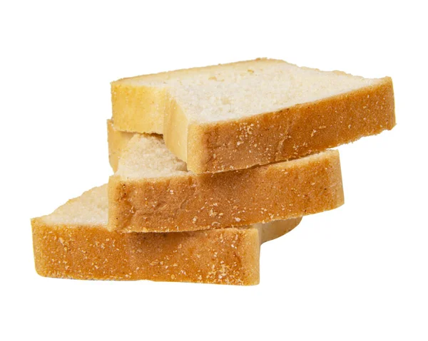Tost Chlebowy Pusty Slisec Izolowany Białym Tle — Zdjęcie stockowe