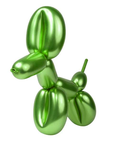 Balloon Dog Party Model Isolated White Background — стоковое фото