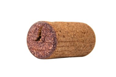 Şarap mantarı beyaz arka planda izole edilmiş şaraphane için.