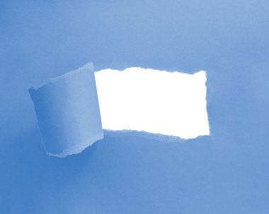 Boşluk kopyalanmış kağıt mavisi arkaplan