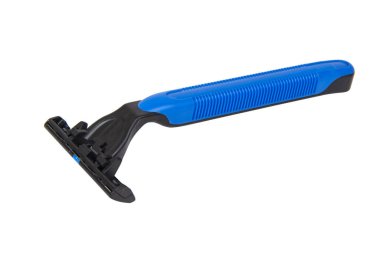 Beyaz arka planda izole edilmiş insan bakımı jileti