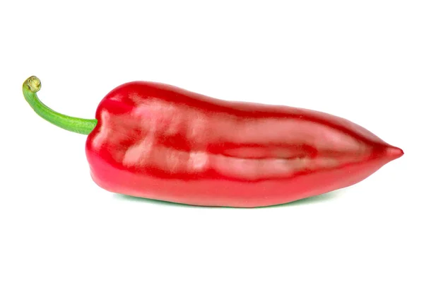 Bell Red Pepper Paprica Isolated White Background — Stock Photo, Image