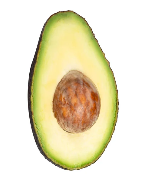 Avocadofrucht Exotisch Isoliert Auf Weißem Hintergrund — Stockfoto