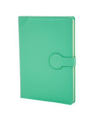 Boş dizüstü bilgisayar planlayıcısı beyaz arkaplanda izole edildi