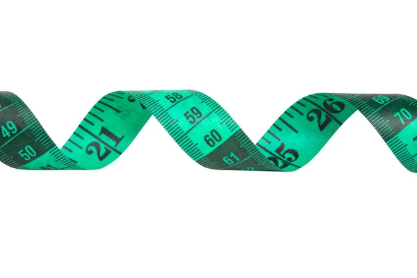 Tape Measure Sew Diet Colorful Isolated White Background — Stock Fotó