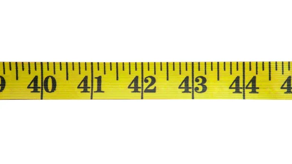 Tape Measure Sew Diet Colorful Isolated White Background — ストック写真
