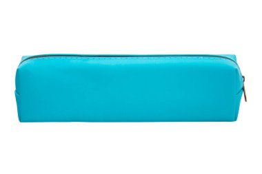 Long pencil pen case container isolated on the white background