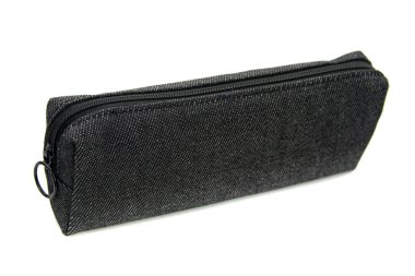 Long pencil pen case container isolated on the white background