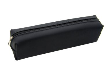 Long pencil pen case container isolated on the white background