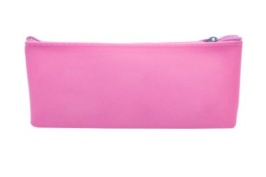 Long pencil pen case container isolated on the white background