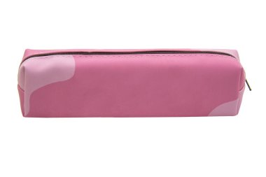 Long pencil pen case container isolated on the white background