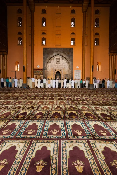 Srinagar Jama Masjid Prayer Hall Praying V — Stock Photo, Image
