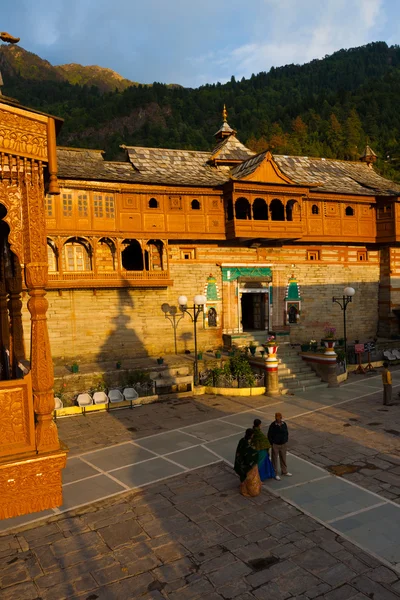 Bhimakali Temple Courtyard Sarahan Shadow — 图库照片