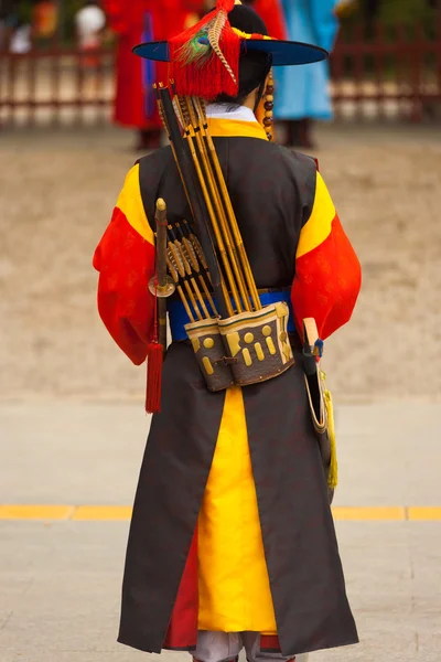 Deoksugung Palast zurück Wechsel der Wachen — Stockfoto