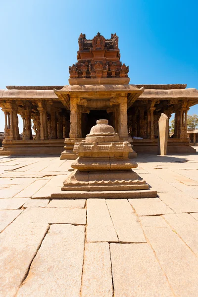 Patio Front Stone Sri Krishna Temple Hampi —  Fotos de Stock
