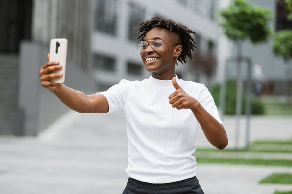 Young African American Woman Girl Student Freelancer Talking Phone Having Stock Photo