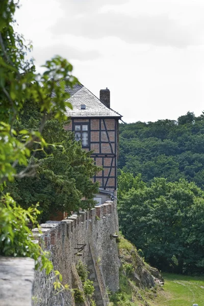Partie du vieux mur du château - 1872 — Photo
