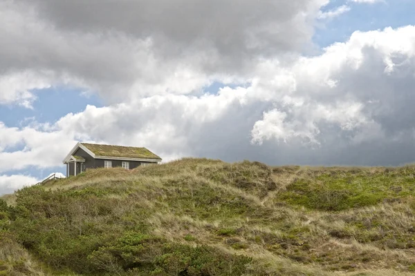 Holiday Homes in the Sand Dunes — Stock Photo, Image