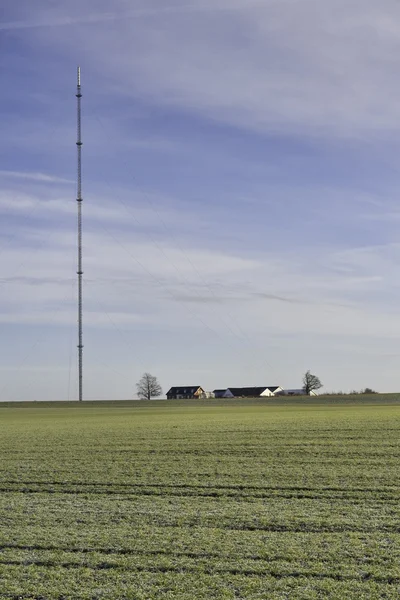 Antenna in the Field — Stock Photo, Image