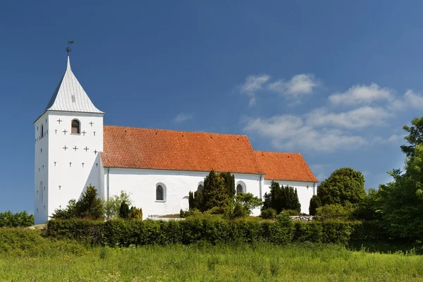 A Igreja em Ovsted — Fotografia de Stock