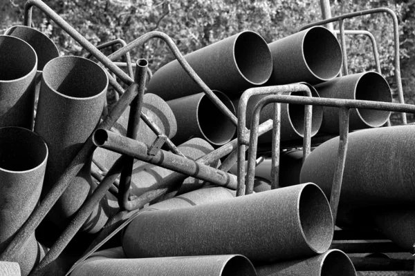 Rusty Steel Pipes — Stock Photo, Image