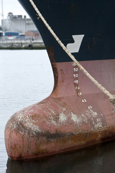 Uppsvällda rosett på tankfartyg — Stockfoto