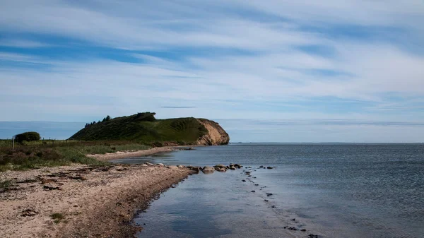 Falaise Sur Île Mors Dans Partie Nord Danemark — Photo