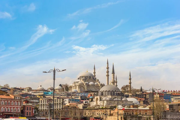 Suleymaniye mosque in spring — Stock Photo, Image