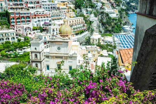 Beautiful Rural Cliff Side Town Positano Amalfi Coast Italy Europe — Fotografia de Stock