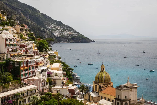 Beautiful Rural Cliff Side Town Positano Amalfi Coast Italy Europe — Fotografia de Stock