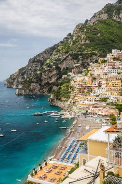 The beautiful and rural cliff side town of Positano on the Amalfi Coast of Italy, Europe.