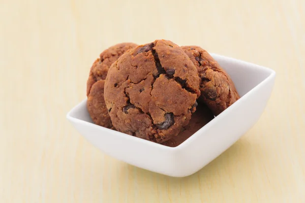 Brun cookies på kop - Stock-foto