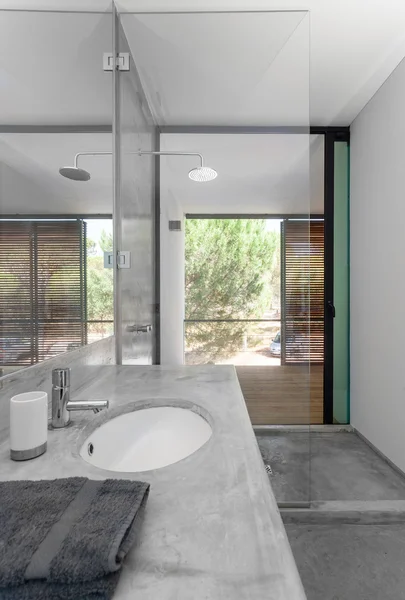 Baño moderno en casa — Foto de Stock