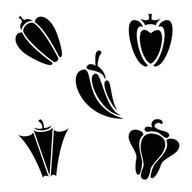 biber vektör izole ayarla