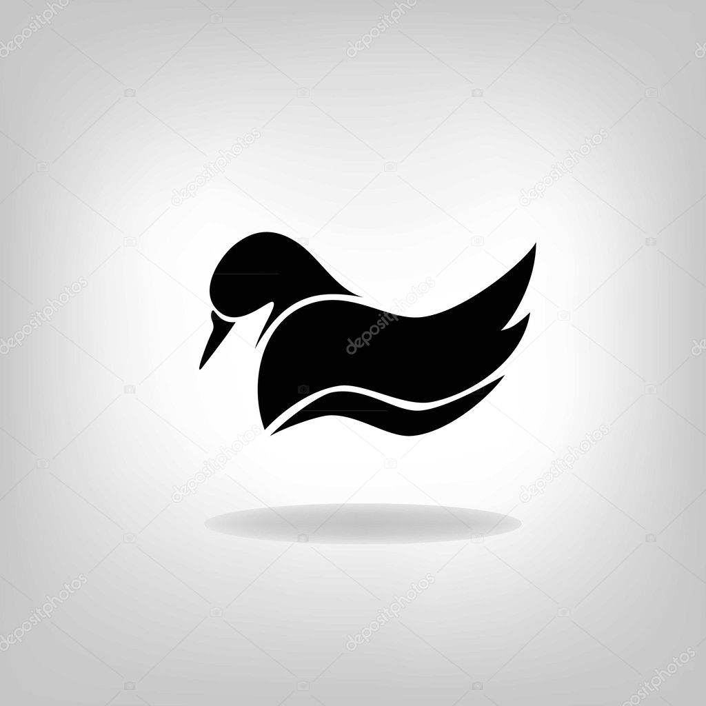 The figure shows the duck