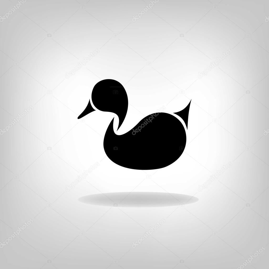 The figure shows the duck