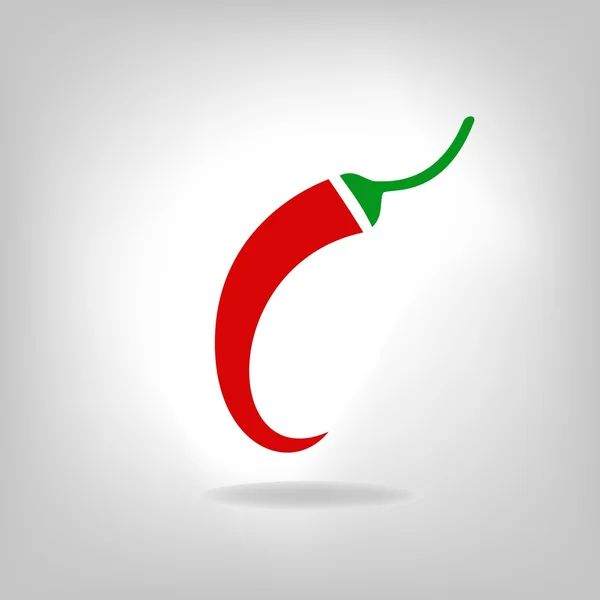 Hot chili peper vector geïsoleerd — Stockvector